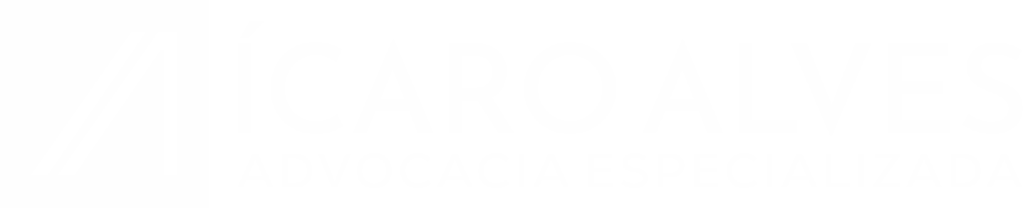 Logo branca Ícaro Alves Advocacia